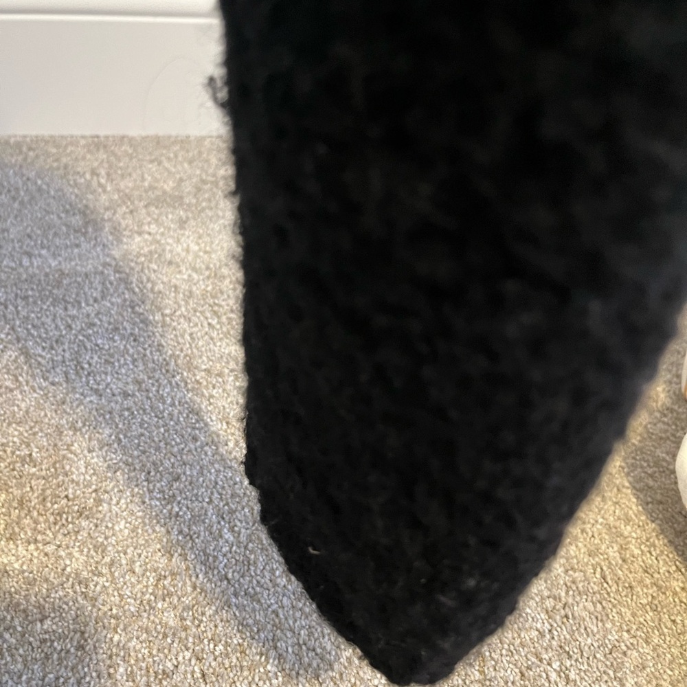 & Other Stories Women's Small Wool Chunky Fuzzy Cropped Pullover - Picture 7 of 12